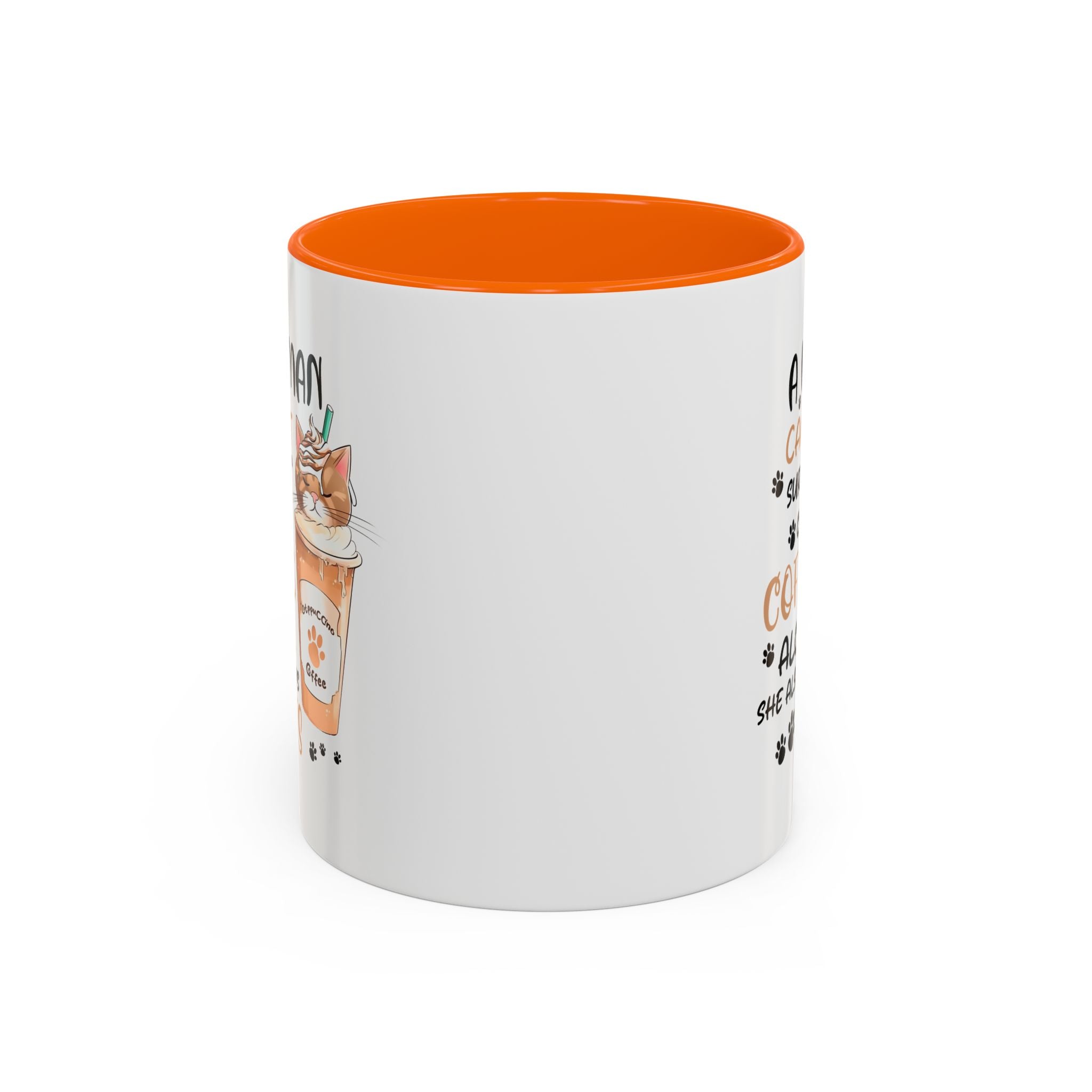 Cat Lover Coffee Mug - "A Woman Cannot Survive on Coffee Alone..."