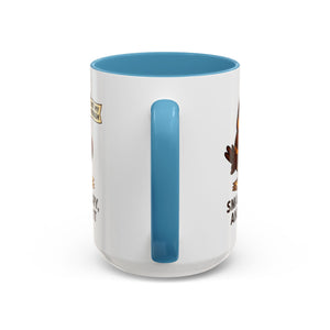 Funny Owl Coffee Mug, not my problem  Small Angry Owl Cup, Coffee Lover Present, Quirky Office
