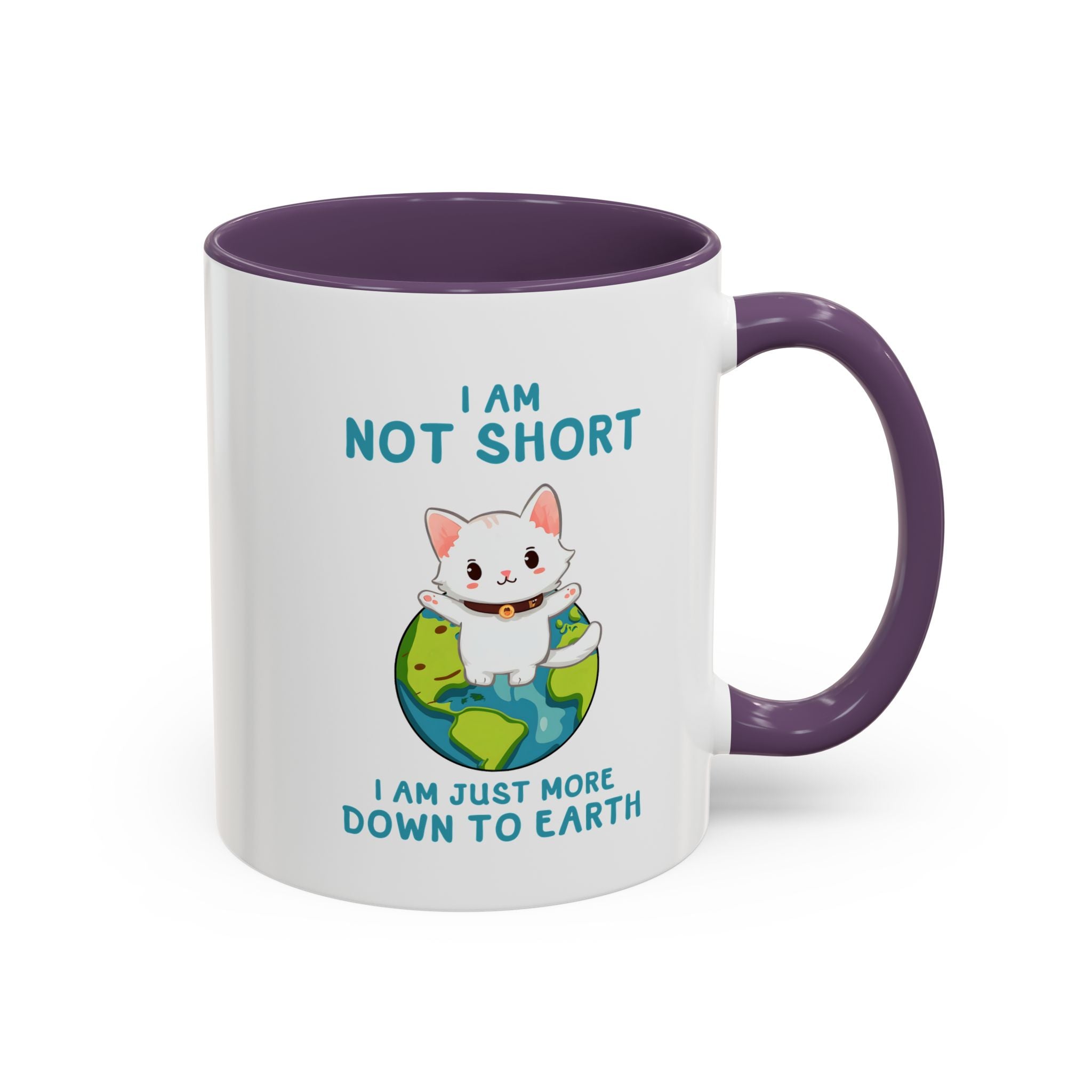 Cute Down to Earth Cat Coffee Mug - Perfect Gift for Cat Lovers