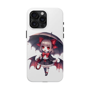 vampire girl horror art Tough Phone Cases