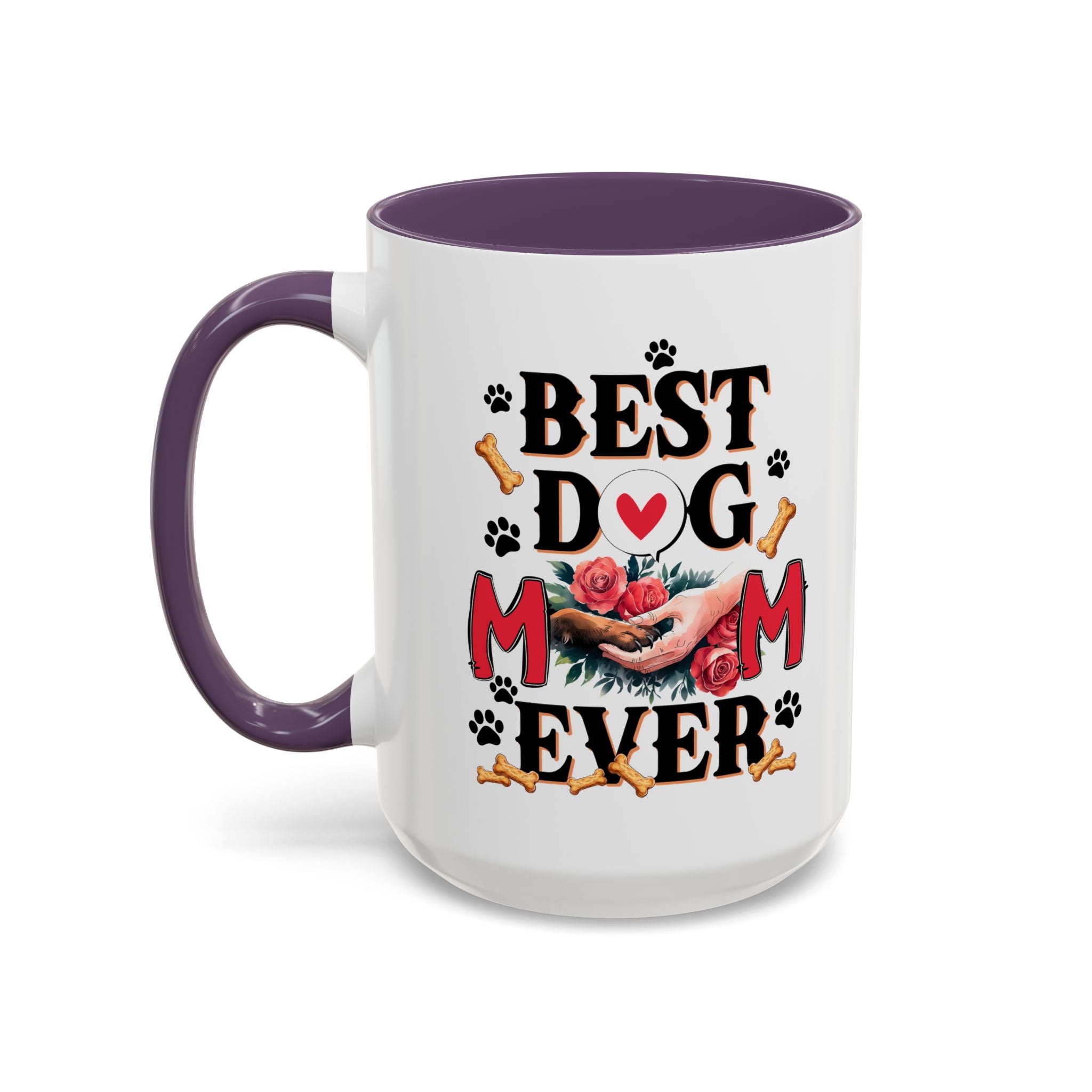 Best Dog Mom Ever Coffee Mug - Perfect Gift for Dog Lovers, Pet Moms, Animal Lovers, Dog-Themed Kitchen Decor, Best Friend Gift