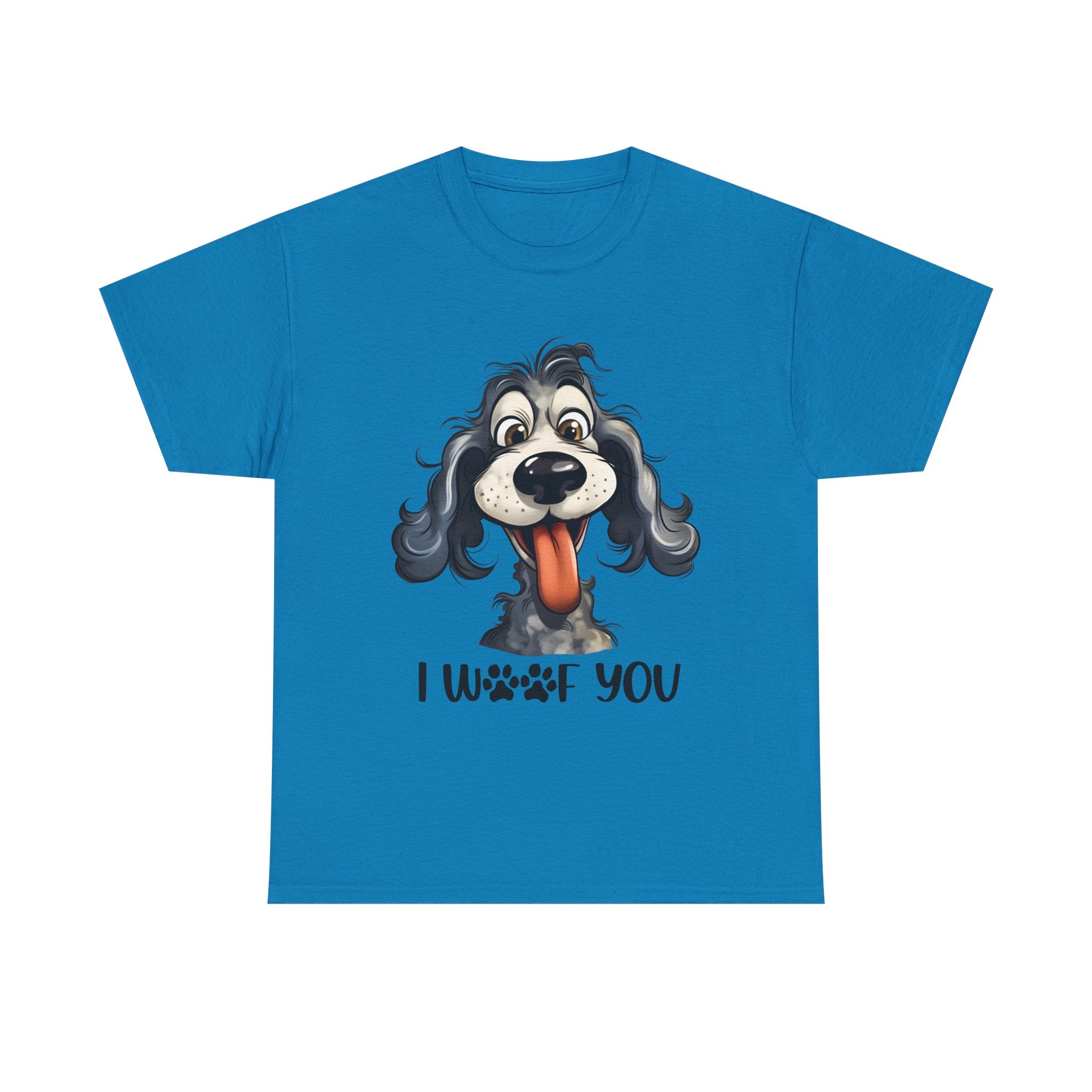 Cute Dog Lover Tee | I WOOF You T-Shirt, Pet Lover Gift, Dog Mom Shirt, Casual Wear, Anniversary Gift