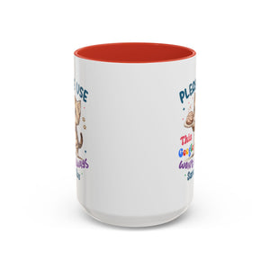 Cute Cat Coffee Mug, Funny Pet Lover Gift,  Kitchen Decor, Perfect for Birthdays, Holidays, Cat Mom Gift, Ceramic Mug