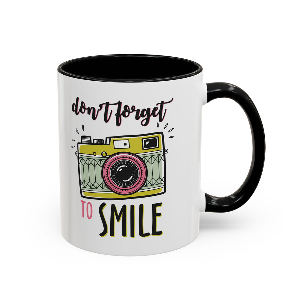 Inspirational Coffee Mug - 'Don't Forget to Smile' mental health