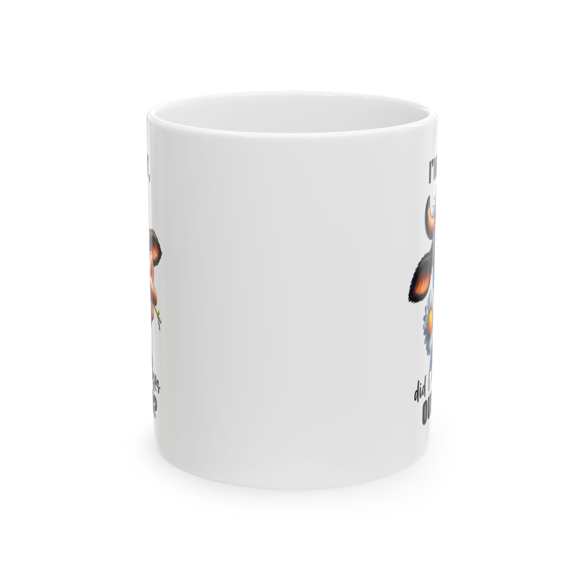 Funny Cow eye rolling sarcasm coffee  Mug | Cute Gift  Cow Print Coffee Cup | Unique Kitchen Decor | Humorous Gift for Birthdays