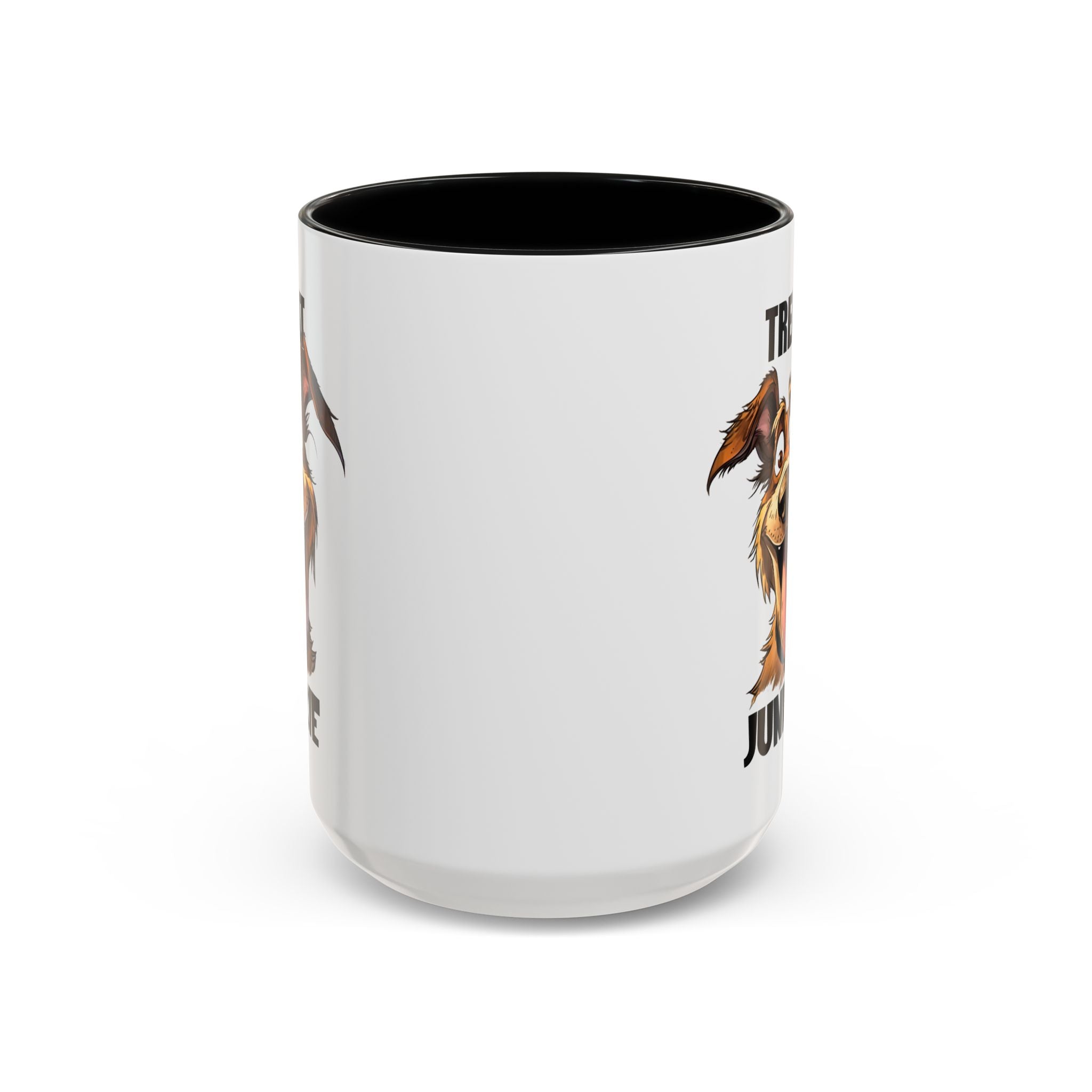 Funny Dog Lover Coffee Mug - Treat Junkie, Pet Gift, Animal Lover Cup, Dog Mom, Unique Mug for Dog Owners