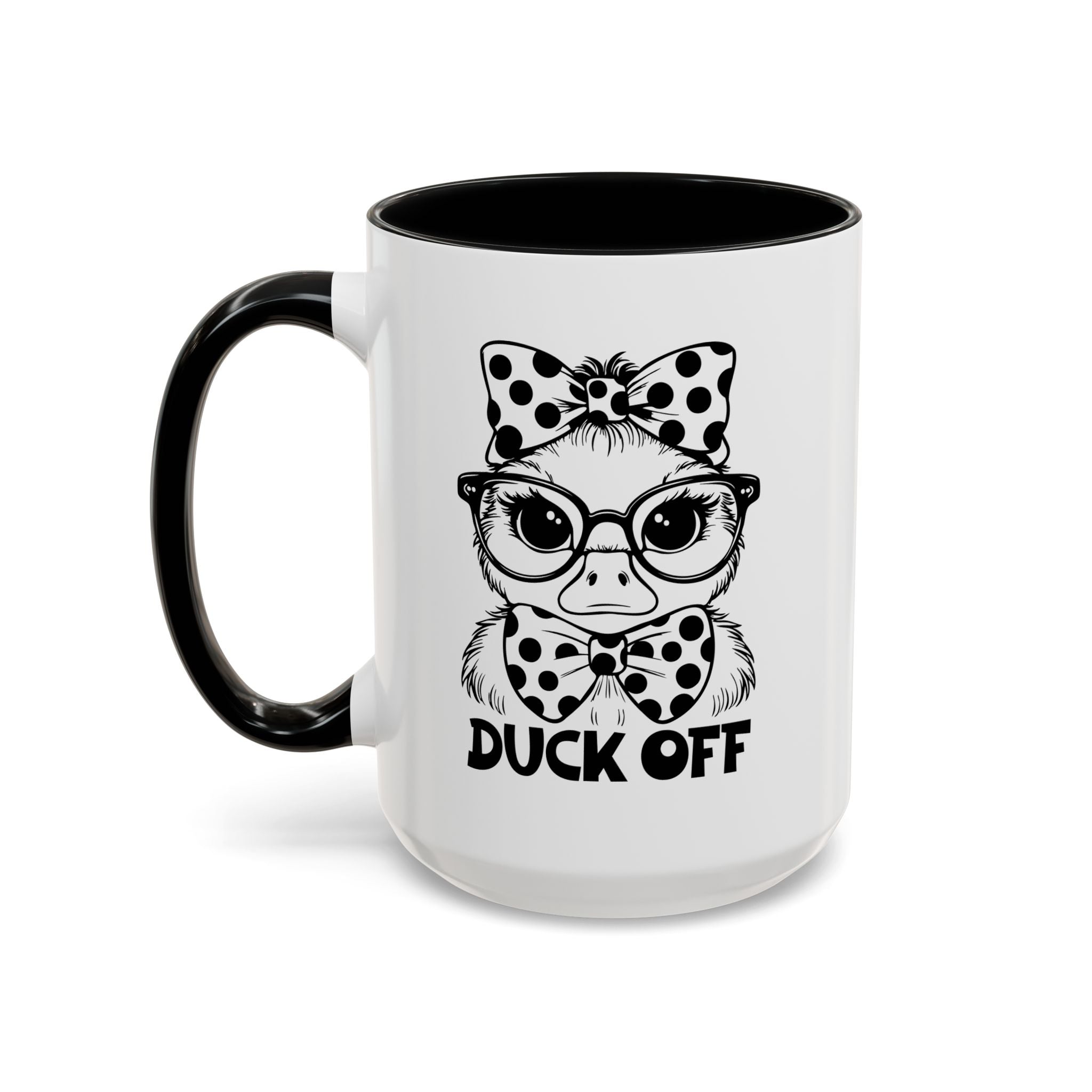 Duck off  Coffee Mug - Fun Gift for Bird Lovers, Birthday, Office Décor, Humorous Kitchenware, Unique Drinkware