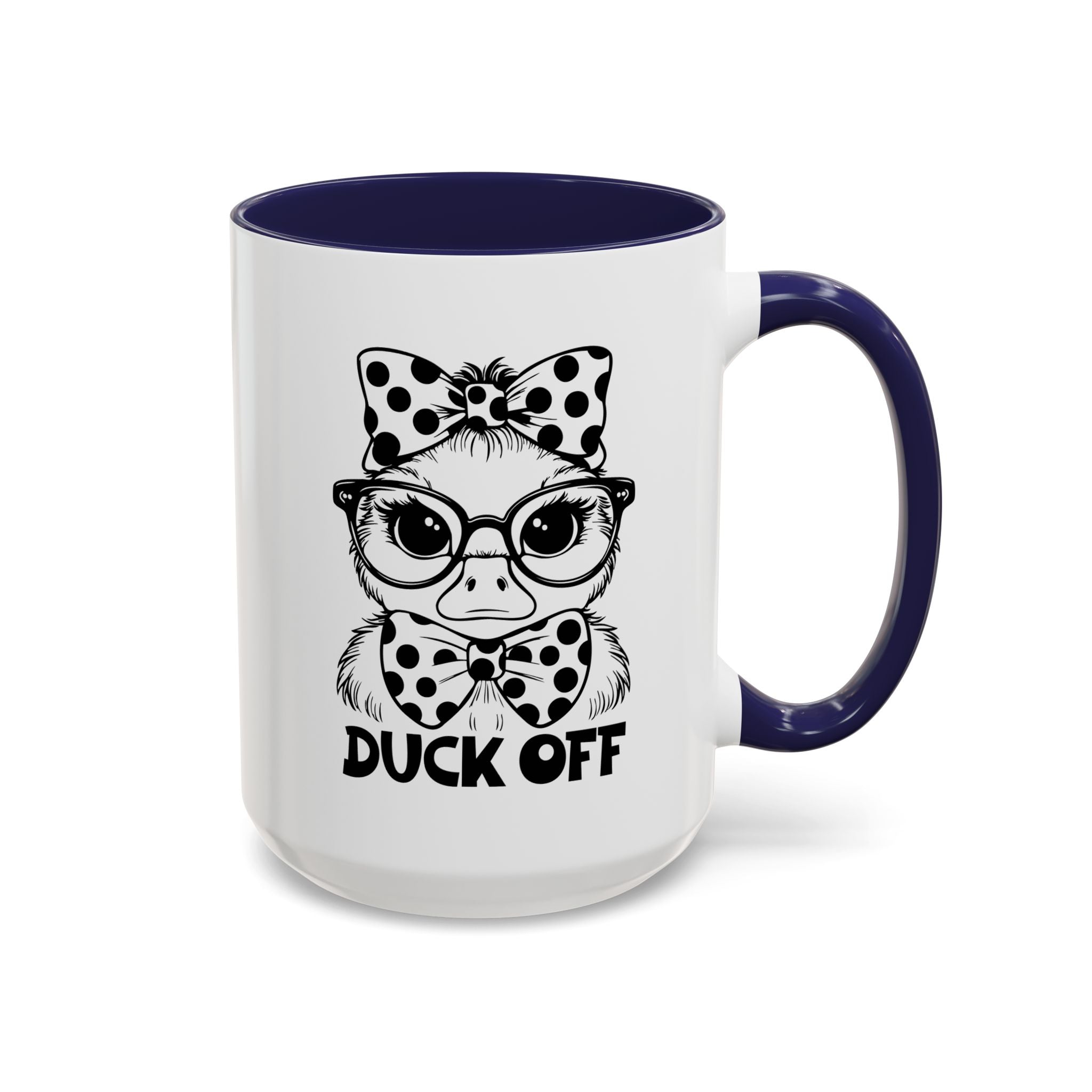 Duck off  Coffee Mug - Fun Gift for Bird Lovers, Birthday, Office Décor, Humorous Kitchenware, Unique Drinkware
