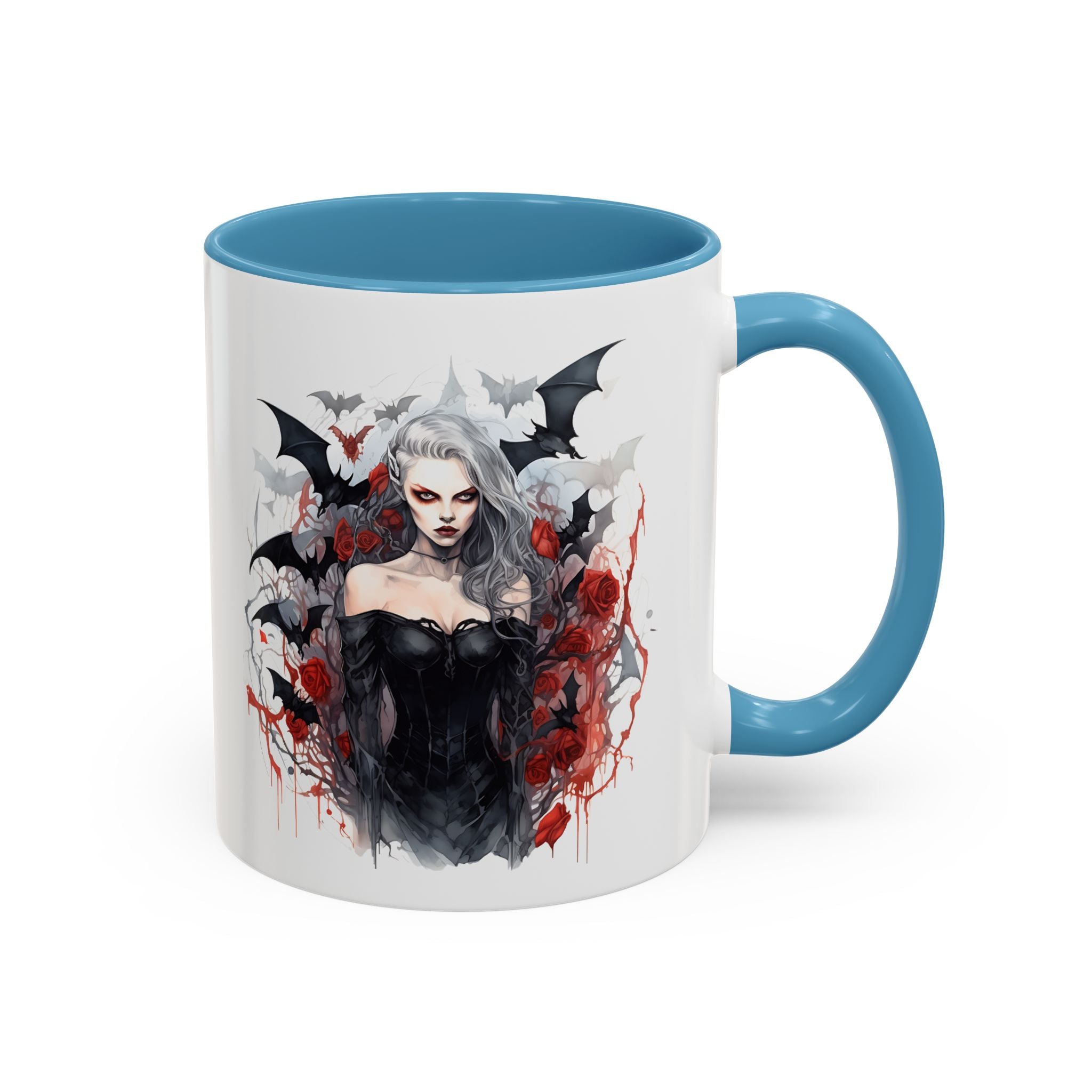 Gothic Coffee Mug, Dark Aesthetic Cup, Halloween Drinkware, Vampire Themed Gift, Horror Mug, Witchy Kitchen Decor