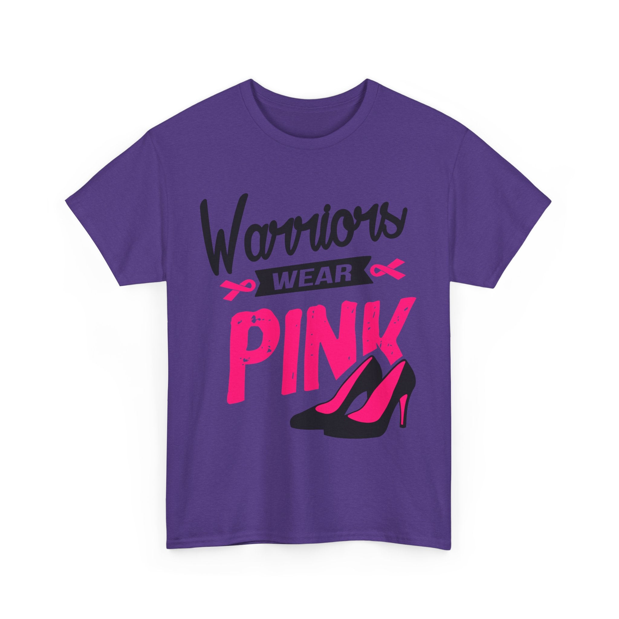Warriors Wear Pink T-Shirt | Support Breast Cancer Awareness, Gift for Survivors, Inspirational Tee, Unisex Cotton Shirt