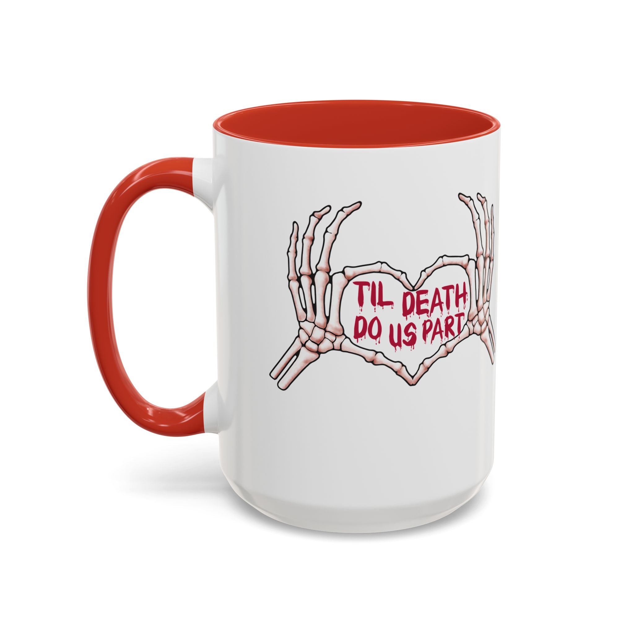 Til Death Do Us Part Skeleton Hands Coffee Mug