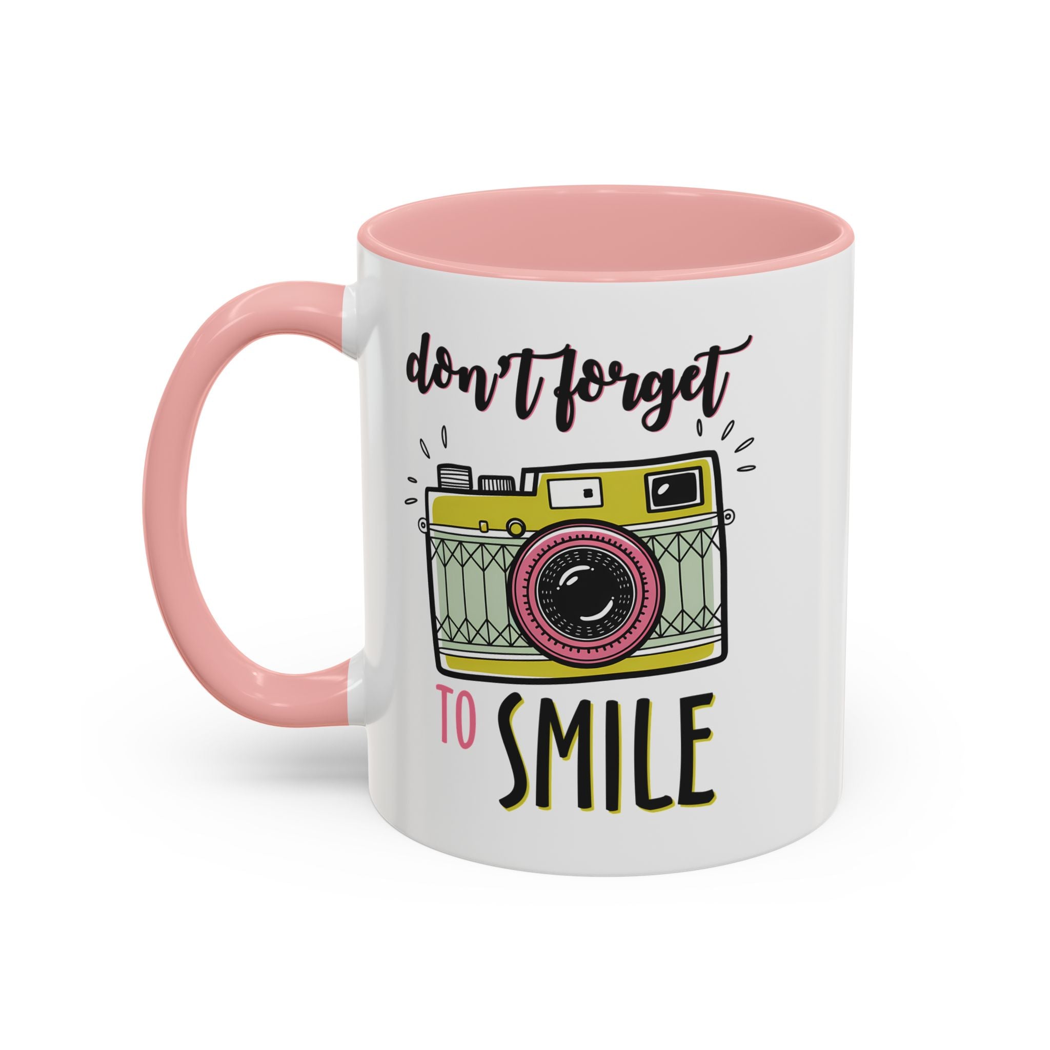 Inspirational Coffee Mug - 'Don't Forget to Smile' mental health