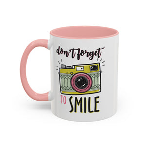 Inspirational Coffee Mug - 'Don't Forget to Smile' mental health