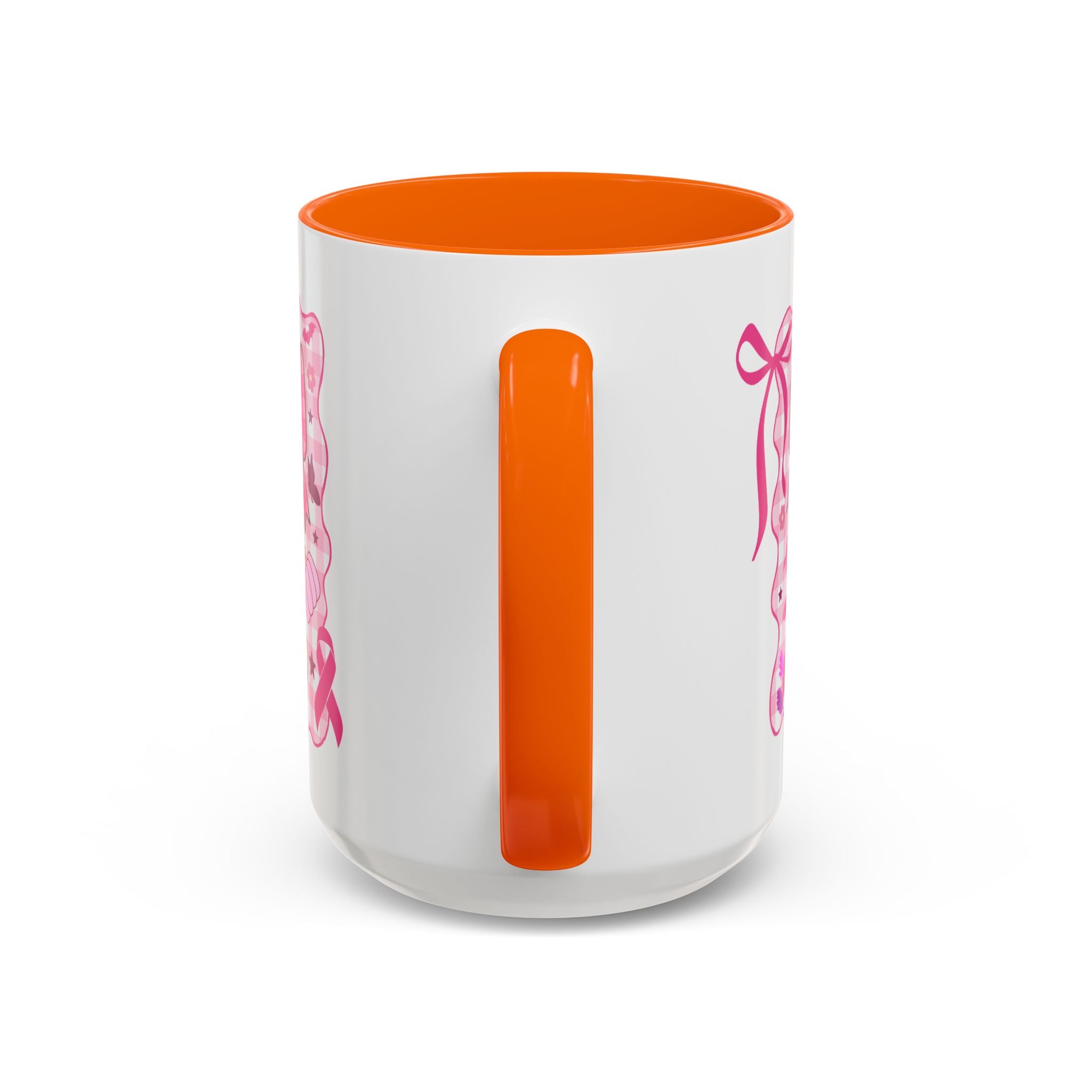 Pink Ribbon Duck Coffee Mug for Breast Cancer Awareness, Cute Gift for Her, Supportive Breast Cancer Mug, Unique Coffee Cup, Holiday Present