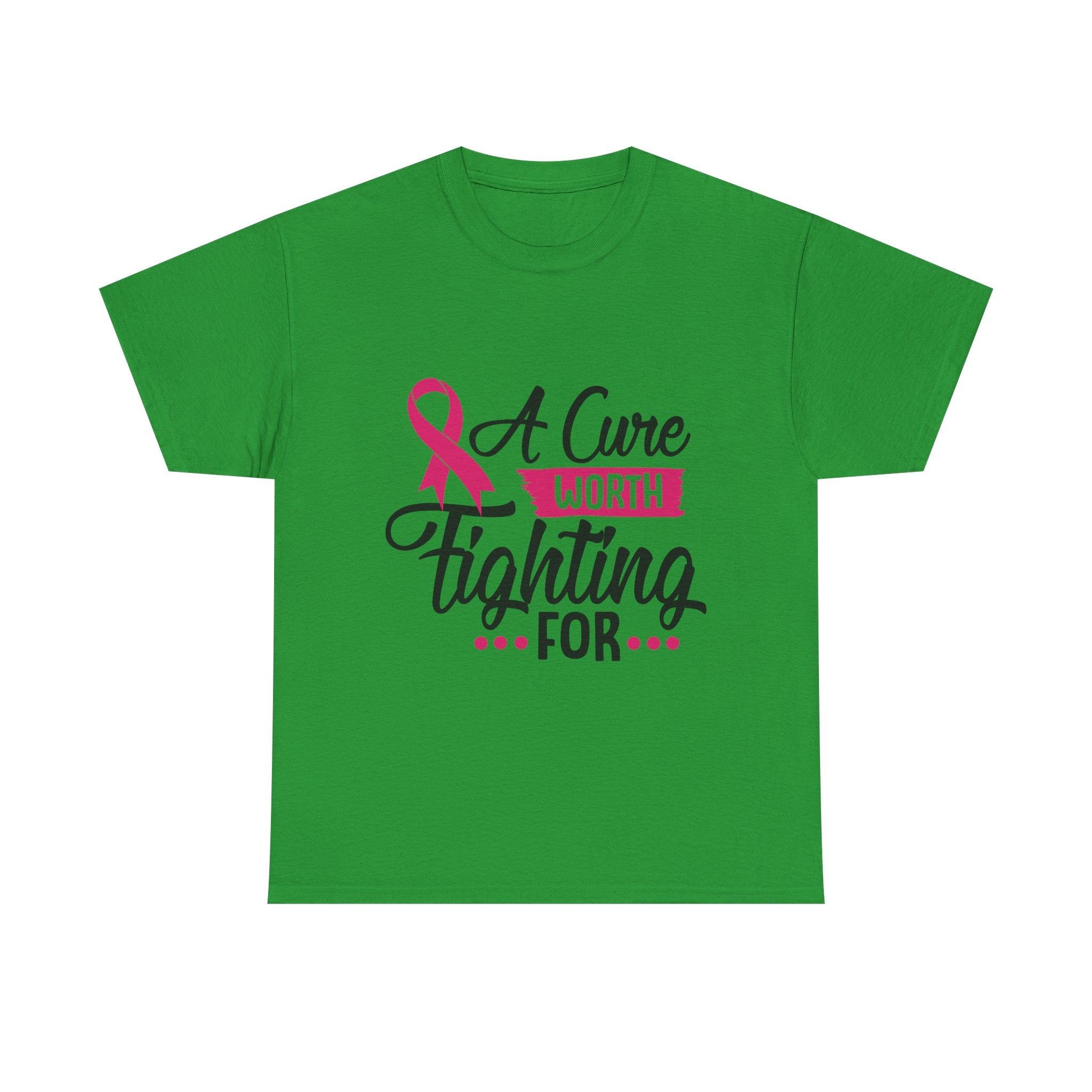 Breast Cancer Awareness Tee, A Cure Worth Fighting For Shirt, Unisex Support T-Shirt, Gift for Hope and Strength, Fundraising Apparel