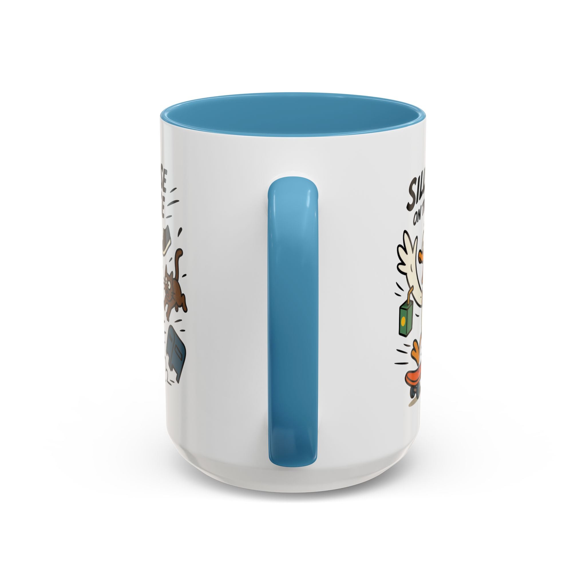 Silly Goose Coffee Mug - Fun Gift for Animal Lovers, Quirky Desk Decor, Inspirational Drinkware, Home & Office Tea Cups
