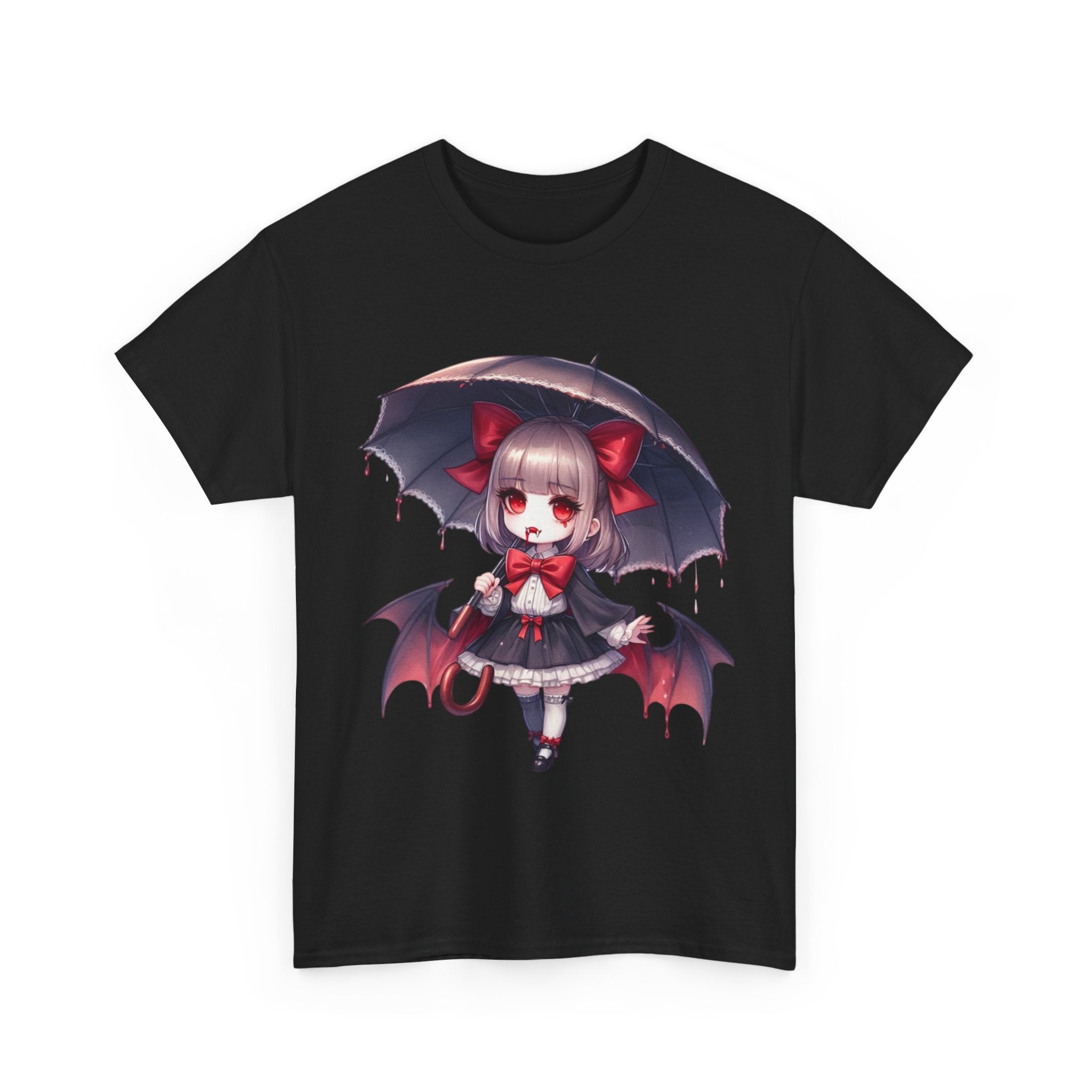 vampire girl horror Unisex Heavy Cotton Tee men women png31