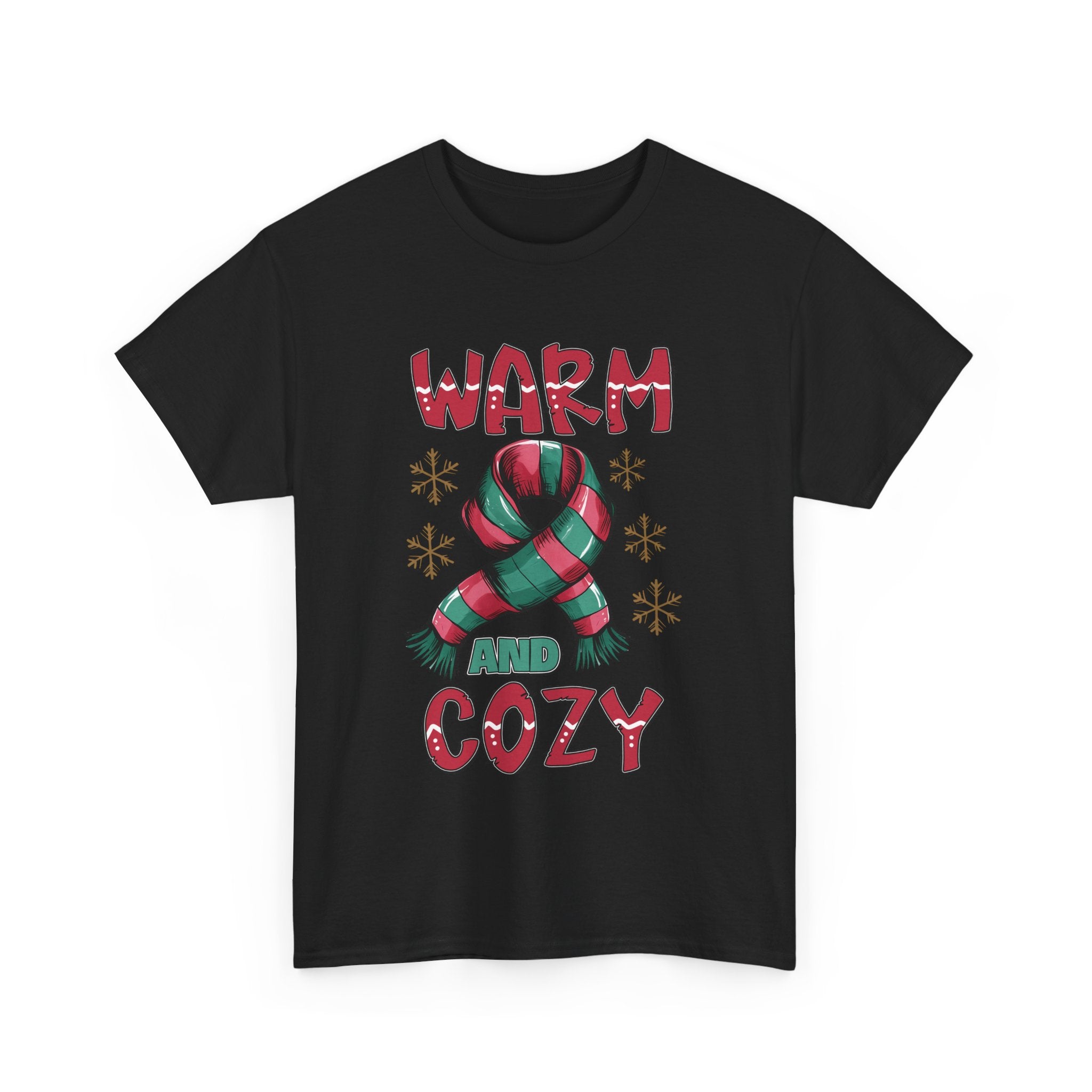 christmas warm and cozy Unisex Heavy Cotton Tee men women