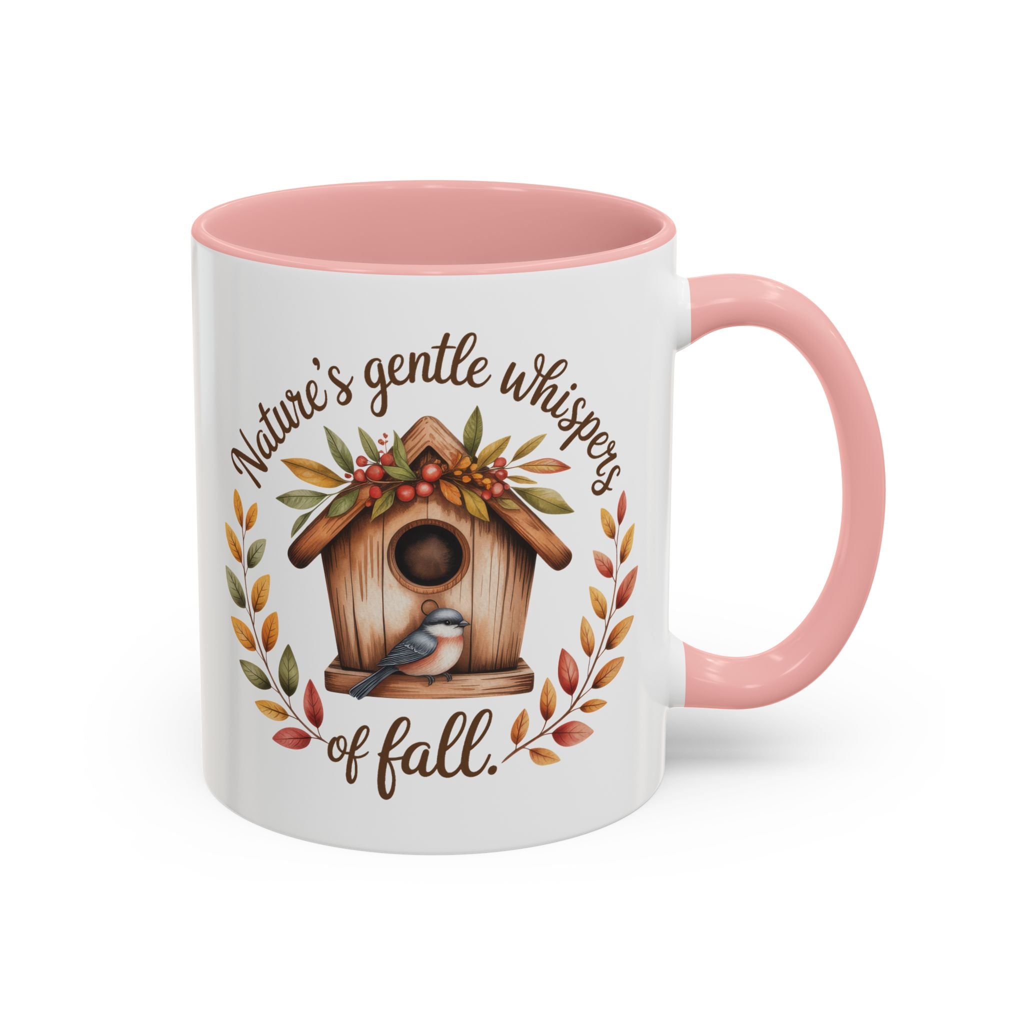 Nature's Gentle Whispers Fall Coffee Mug nature lovers cup