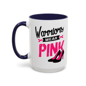 Breast Cancer Awareness Coffee Mug, Inspirational Gift, Warrior Mug, Pink Ribbon Awareness, Supportive Beverage Cup