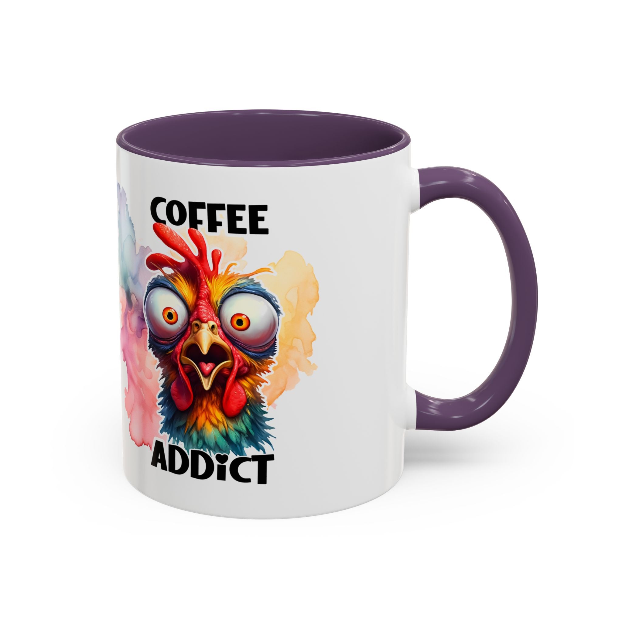 Coffee Addict Mug, Funny Coffee Lover Gift, Unique Kitchen Decor, Quirky Morning Brew Cup, Perfect for Birthdays & Holidays