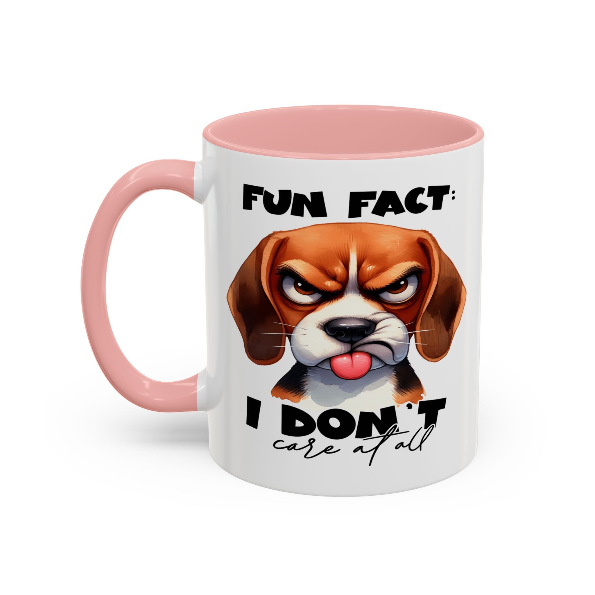 Funny Dog Accent Coffee Mug - Beagle Lover Gift, Pet Owner Present, Unique Animal Mug, Quirky Home Decor, Fun Fact Design