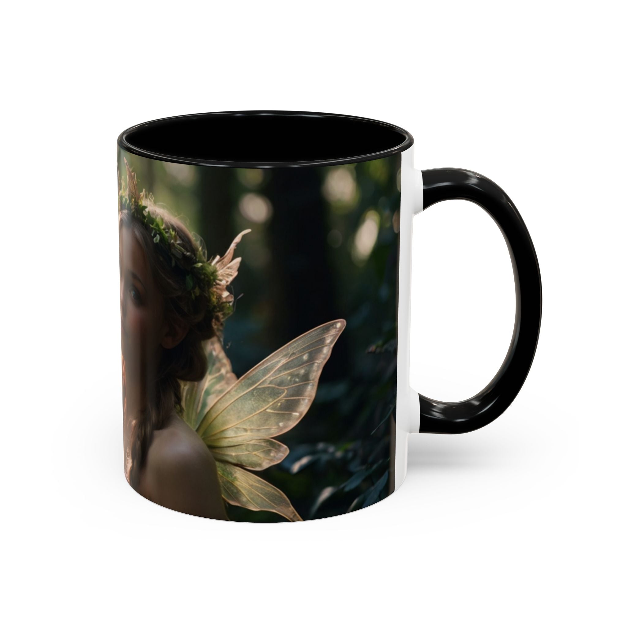 Fairy Forest Accent Coffee Mug - Enchanting Design for Nature Lovers