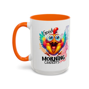 good Morning Mug with Cheerful Rooster Design - Perfect for Coffee Lovers, Gifting, Morning Routine, Kitchen Decor, Bird Enthusiasts