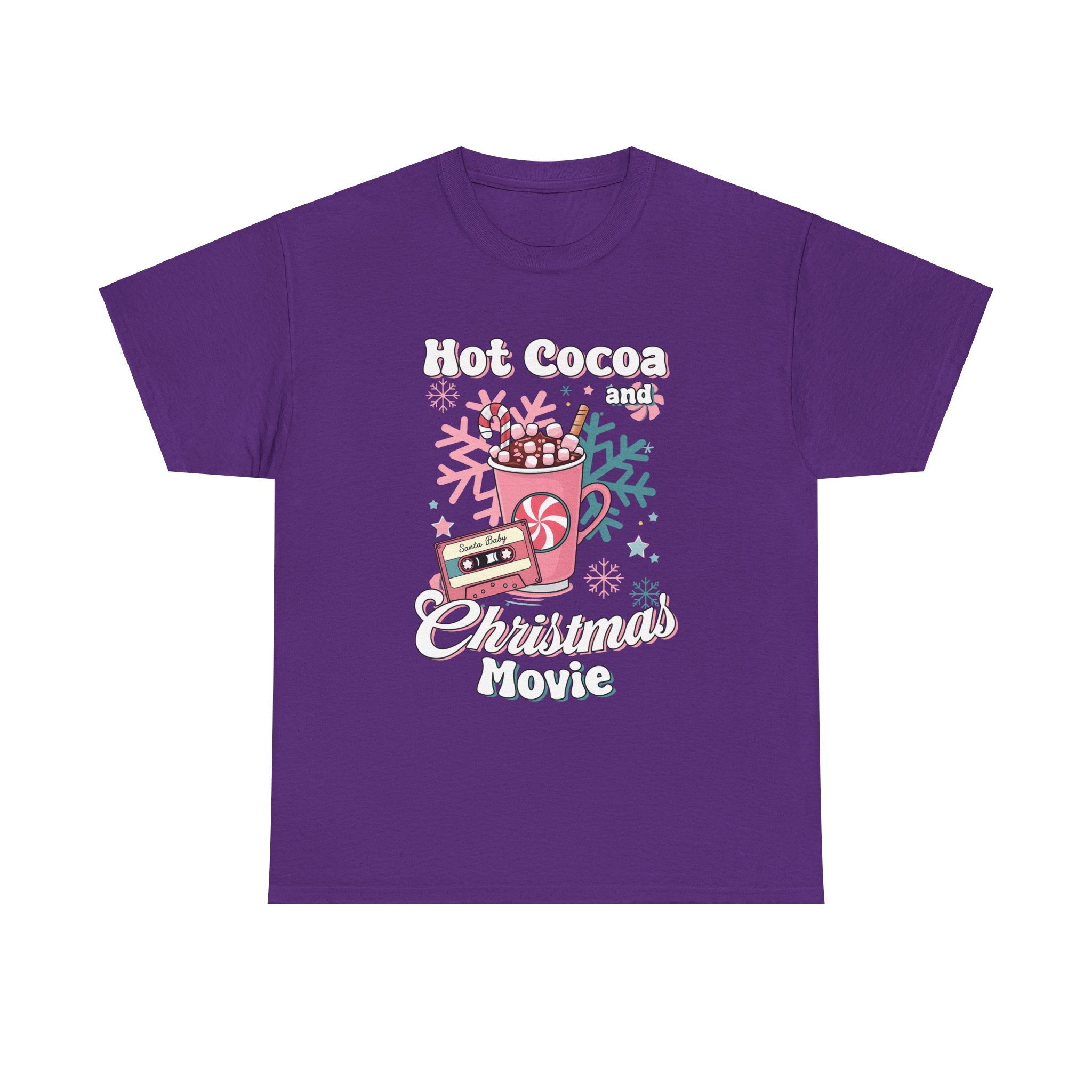 hot cocoa and christmas movie Unisex Heavy Cotton Tee