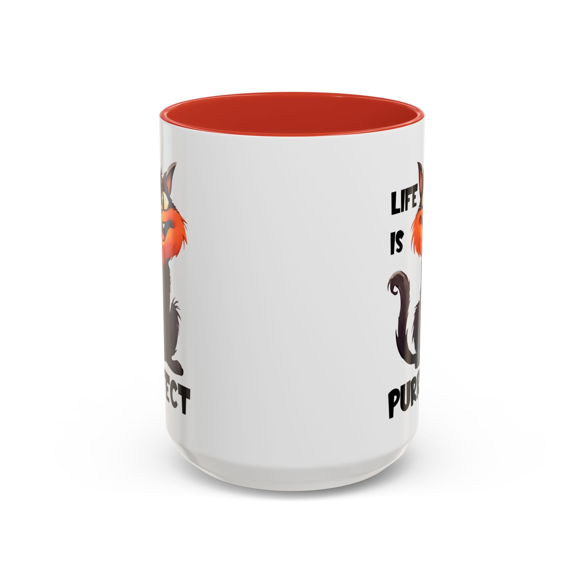 Purrfect Cat Accent Coffee Mug, Cat Lover Gift, Funny Drinkware, Cute Kitchen Accessory, Pet Owner Mug, Unique Gift Idea