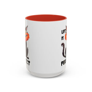 Purrfect Cat Accent Coffee Mug, Cat Lover Gift, Funny Drinkware, Cute Kitchen Accessory, Pet Owner Mug, Unique Gift Idea
