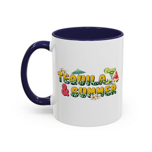 Summer Vibes Coffee Mug - Tequila & Summer Design