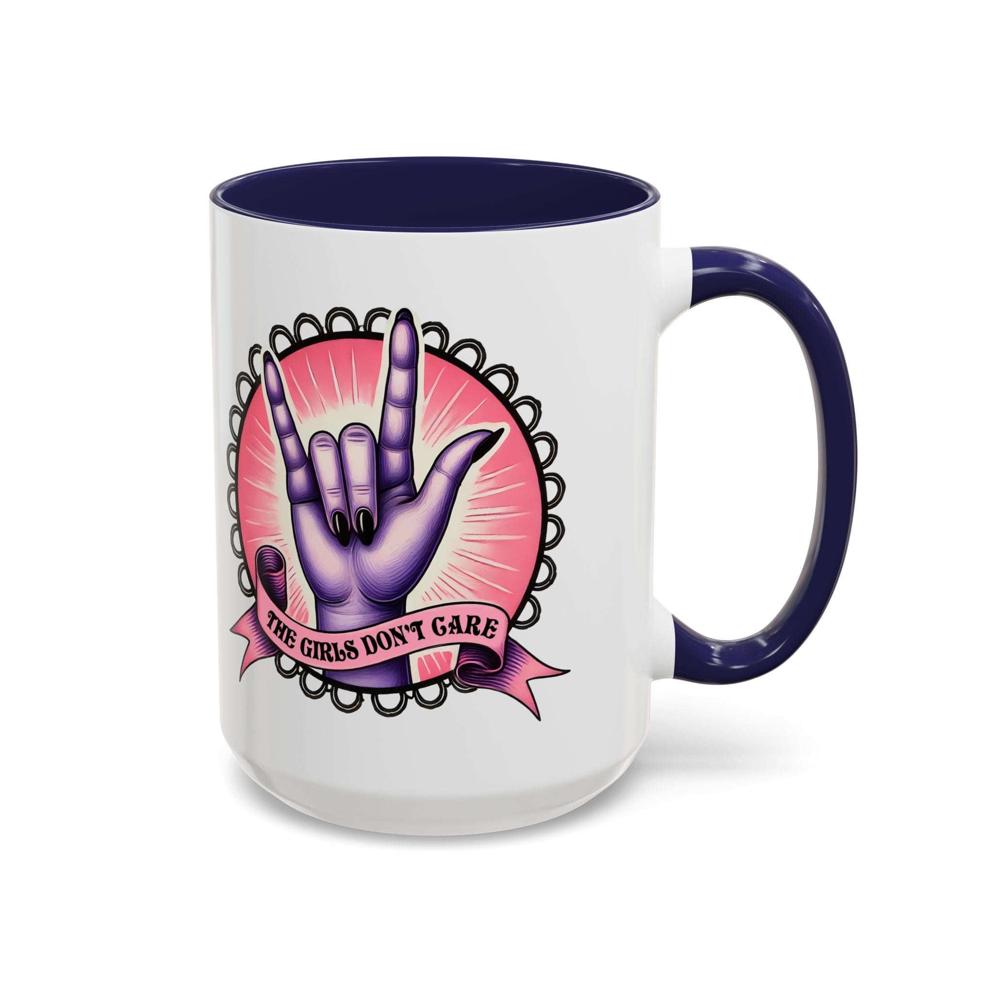 Rock 'n' Roll Accent Coffee Mug - Perfect for Music Lovers, Gift for Her, Unique Office Mug, Fun Coffee Cup, Empowering Gift Idea