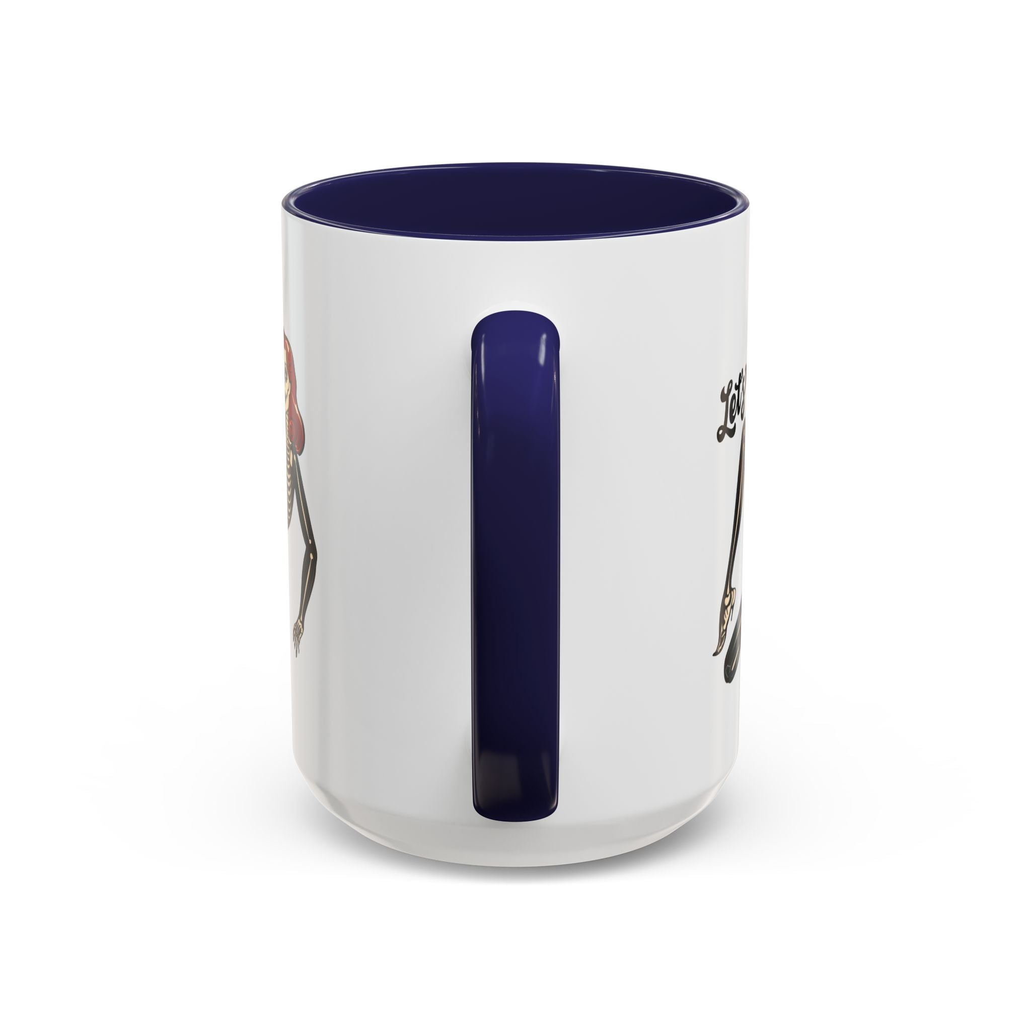 Spooky Skeleton Mug - Let's Bone, Halloween Gift, Gothic Coffee Cup, Unique Home Decor, Fun Drinkware