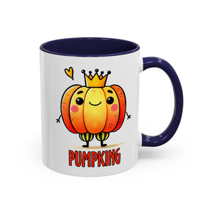 Pumpkin King Coffee Mug, Cute Mug for Fall, Halloween Decor, Gift for Pumpkin Lovers, Funny Holiday Mug, Fun Kitchenware