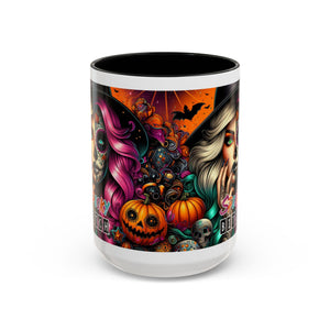Spooky Bitch Halloween Coffee Mug - 11oz & 15oz | Witchy Vibes for Gifting, Halloween Decor, Fun Coffee Lover Gift, Spooky Season Must-Have