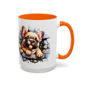 Charming Dog-Themed Coffee Mug, Perfect for Pet Lovers, Gift for Dog Owners, Cute French Bulldog Art, Ideal for Birthdays and Holidays