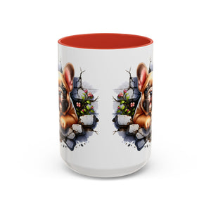 Charming Dog-Themed Coffee Mug, Perfect for Pet Lovers, Gift for Dog Owners, Cute French Bulldog Art, Ideal for Birthdays and Holidays