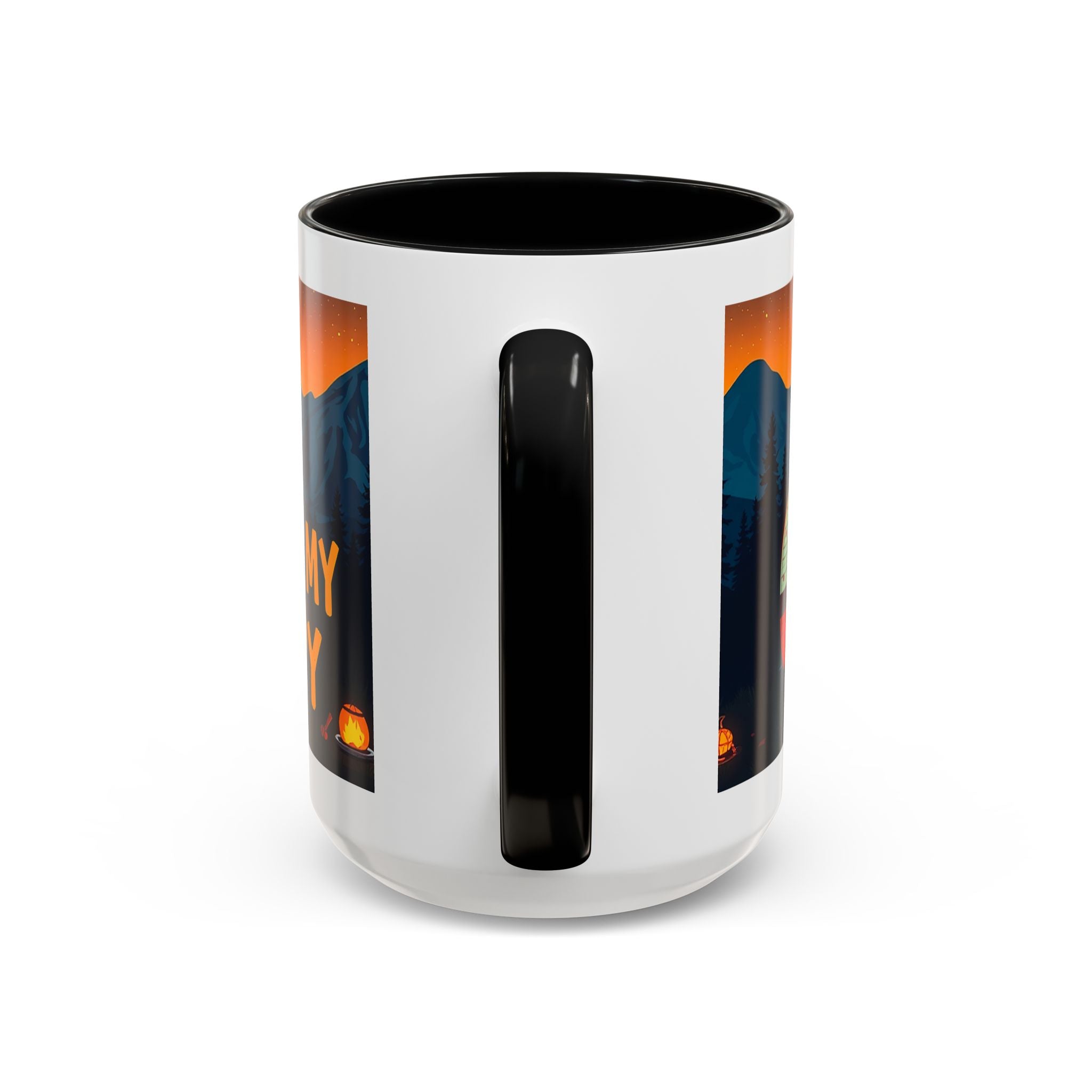 Camping Therapy Mug - Adventure Lover's Coffee Cup, Gift for Campers, Hiking Drinkware, Outdoorsy Coffee Mug, Nature Lover's Cup