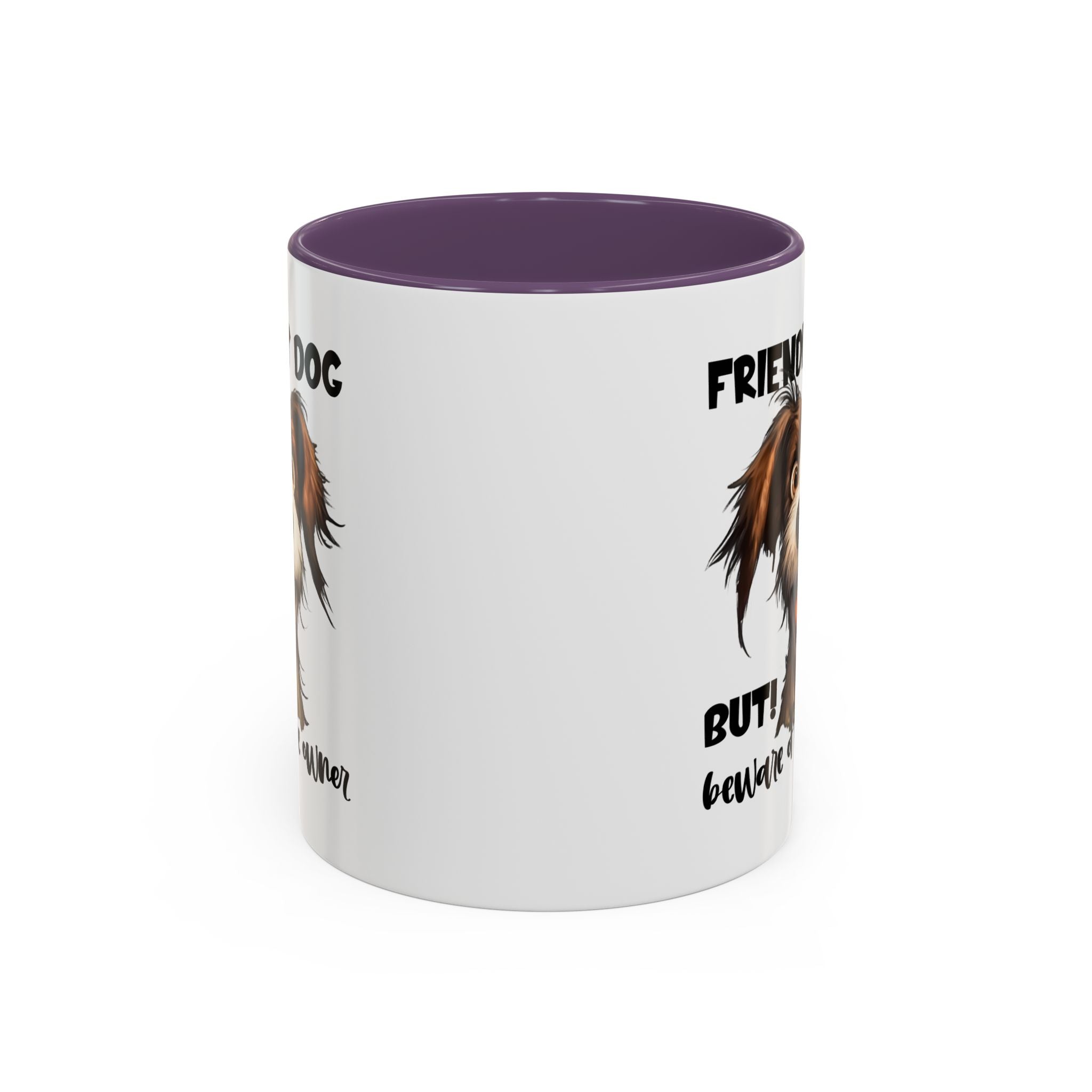 Friendly Dog Owner Mug, Dog Lover Gift, Funny Coffee Cup, Pet Owner Humor, Animal Lover Present, Holiday Gift for Dog Lovers