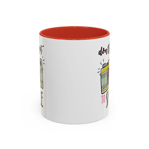 Inspirational Coffee Mug - 'Don't Forget to Smile' mental health