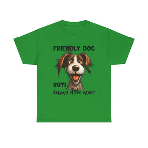 Friendly Dog Unisex Tee - Perfect for Pet Lovers, Gifts for Dog Owners, Casual Wear, Birthday Gifts, Dog-Themed Apparel