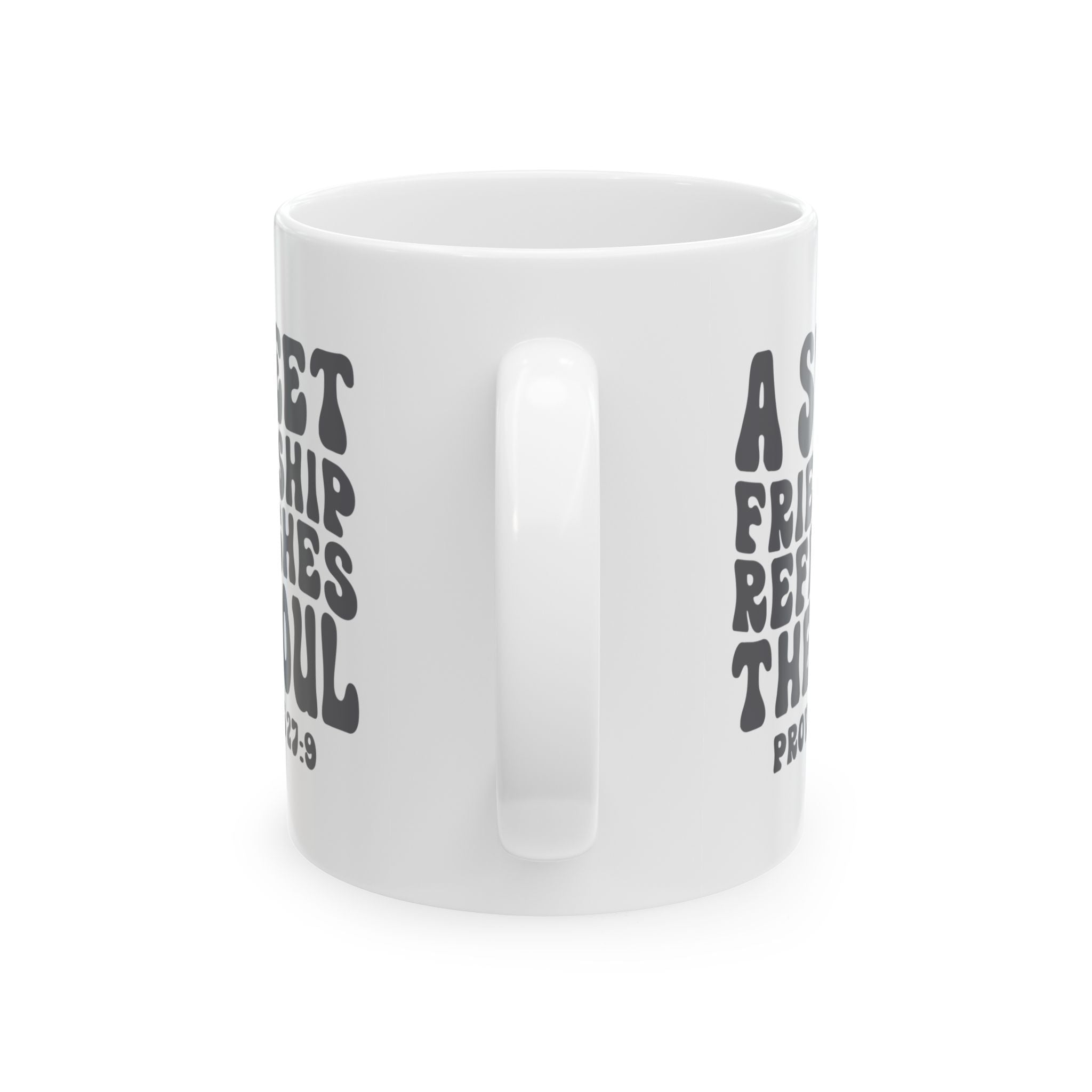 Friendship coffee Mug | Gift for Friends, Inspirational Coffee Cup, Bible Verse Mug, Encouragement Mug, Friendship Quote Mug