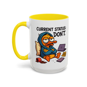 Chill Vibes Coffee Mug, Perfect for Lazy Days, Gift for Homebodies, Quirky Coffee Lover, Fun Desk Accessory, Work from Home Essentials