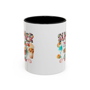 Summer Vibes Accent Coffee Mug - 11oz & 15oz - Perfect for Sunny Days & Celebrations