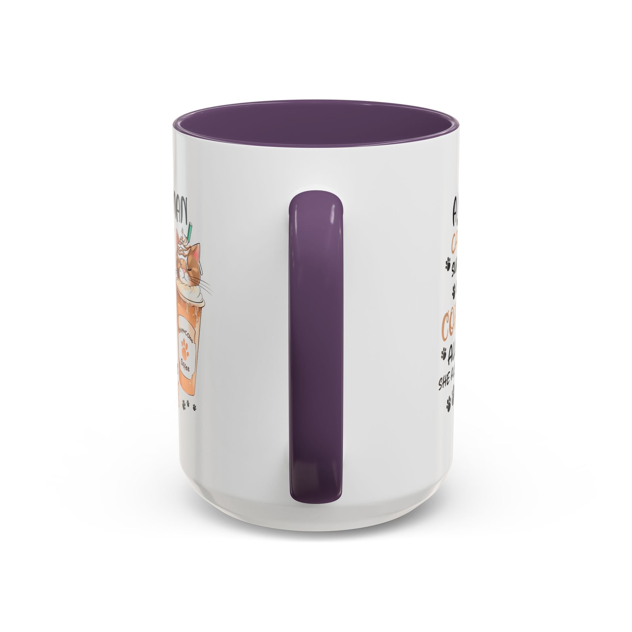 Cat Lover Coffee Mug - "A Woman Cannot Survive on Coffee Alone..."