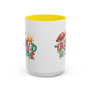 Tanned & Tipsy Accent Coffee Mug - Perfect for Summer Vibes & Beach Lovers party