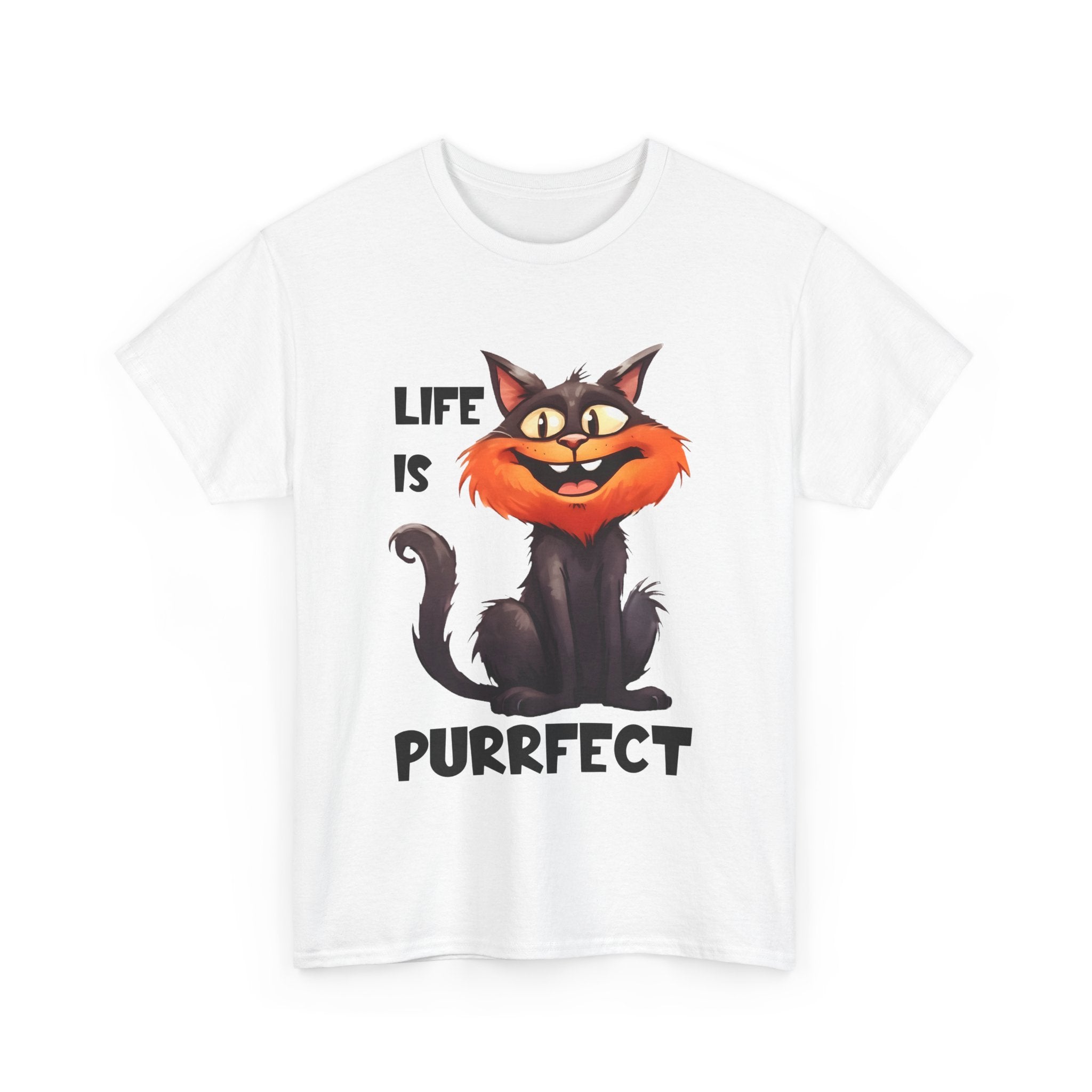 Purrfect Cat Tee, Cute Cat Lover Shirt, Fun Unisex Cotton Top, Gifts for Cat Owners, Funny Pet T-Shirt, Birthday Gift Idea