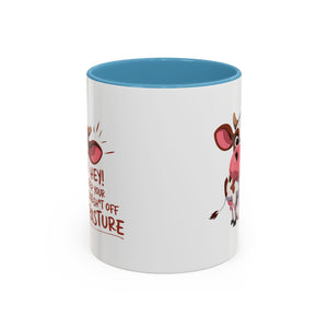 Funny Cow Coffee Mug – Perfect Gift for Farmers, Cow Lovers, Humor Fans, Cute Kitchen Decor, Office Coffee Cup