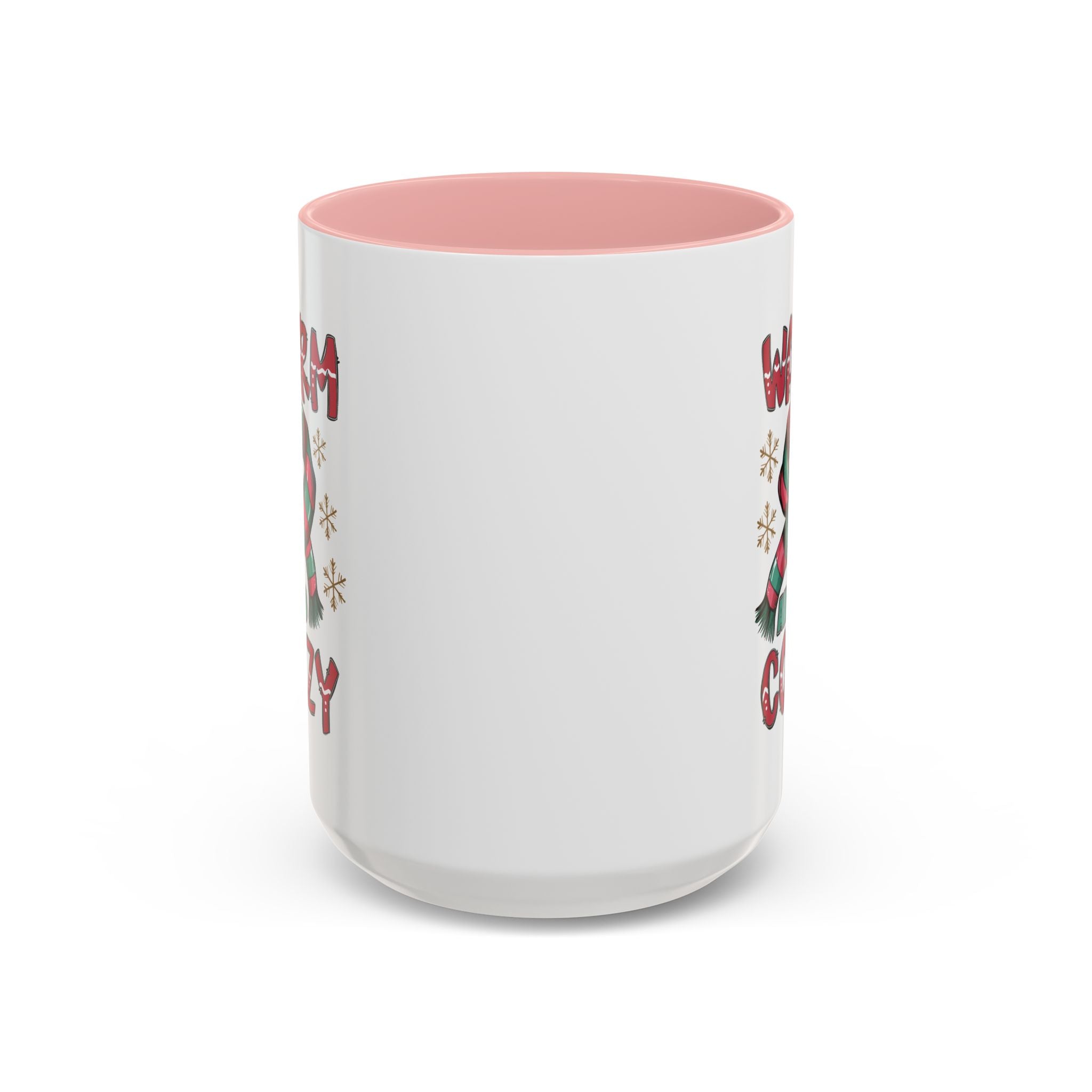 Warm & Cozy Holiday Accent Coffee Mug - Perfect for Winter Mornings, Christmas Gifts, Hot Beverage Lovers, Seasonal Decor, Cozy Vibes